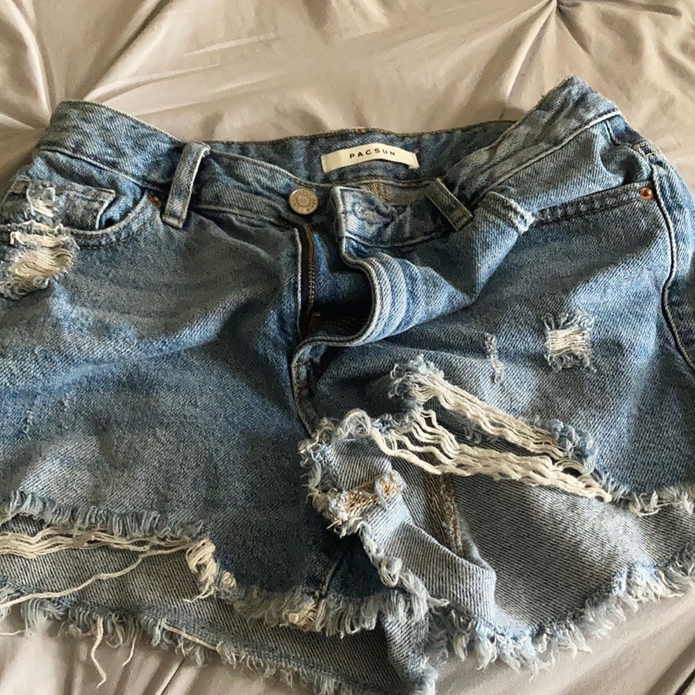 Pacsun High Waisted Denim Shorts